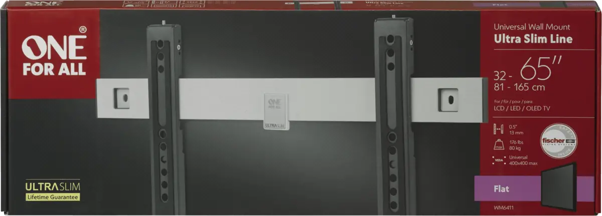 WM6411 TV Beugel Flat