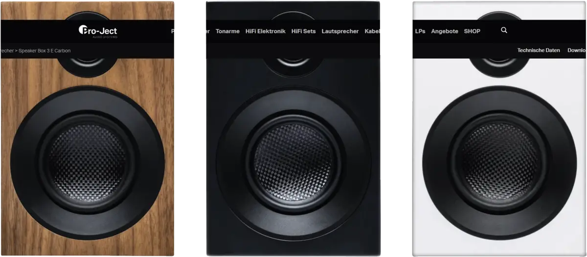 Speaker Box 3E Carbon Luidspreker (paar)
