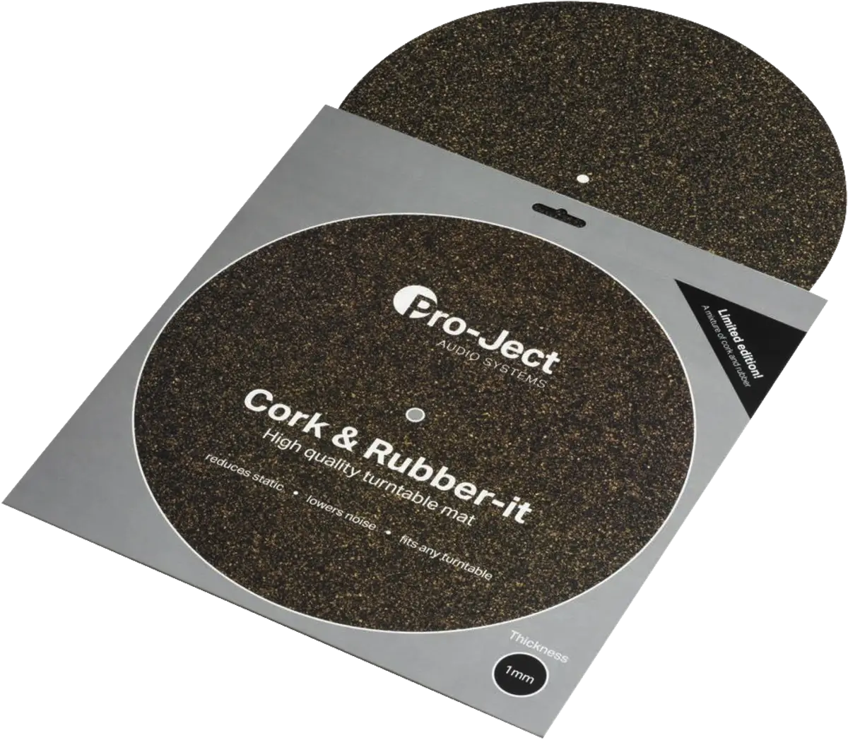 Cork en Rubber it Draaitafelmat