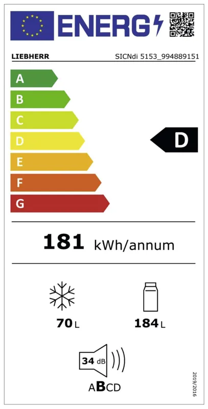 Liebherr SICNdi 5153-22 energielabel