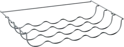 KSZ10030 Verchroomd flessenrooster (liggend)